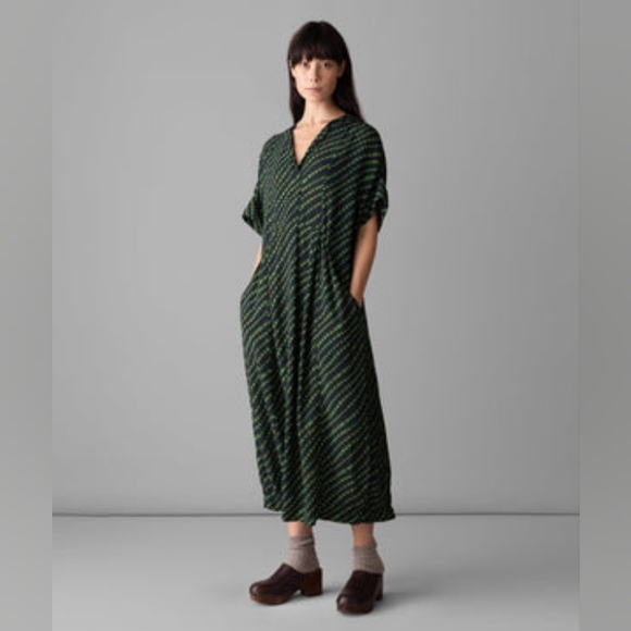 TOAST Bryn Trellis Print Crepe Dress XS NWT - Picture 2 of 7